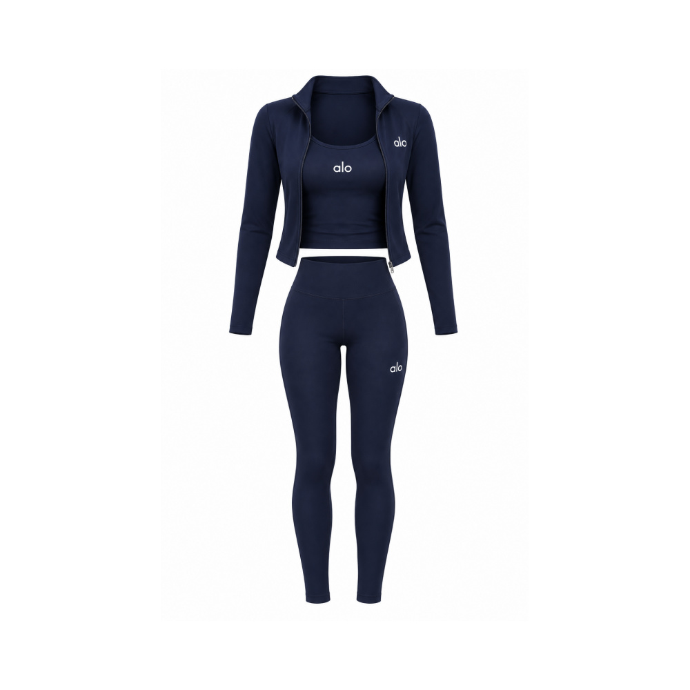 Alo 3-Piece Activewear Set – Premium Quality