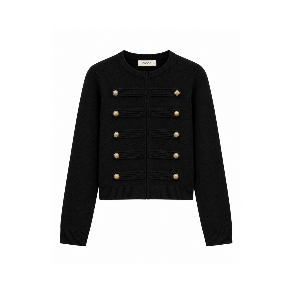 Wool Napoleon Cardigan – Premium Quality