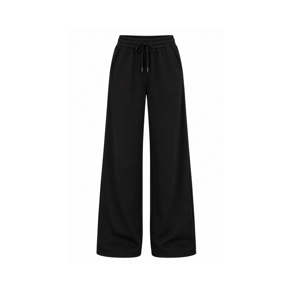 Premium Cotton Wide-Leg Sweatpants