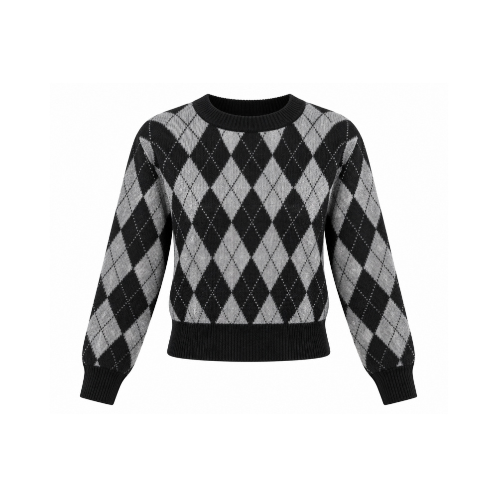 Jacquard Wool Top