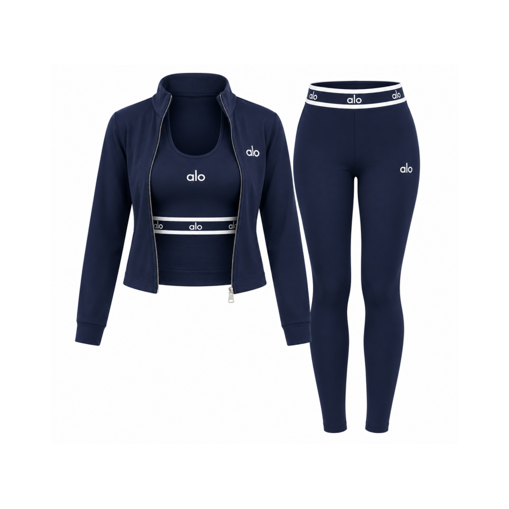 Alo Women’s 3-Piece Gym Activewear Set