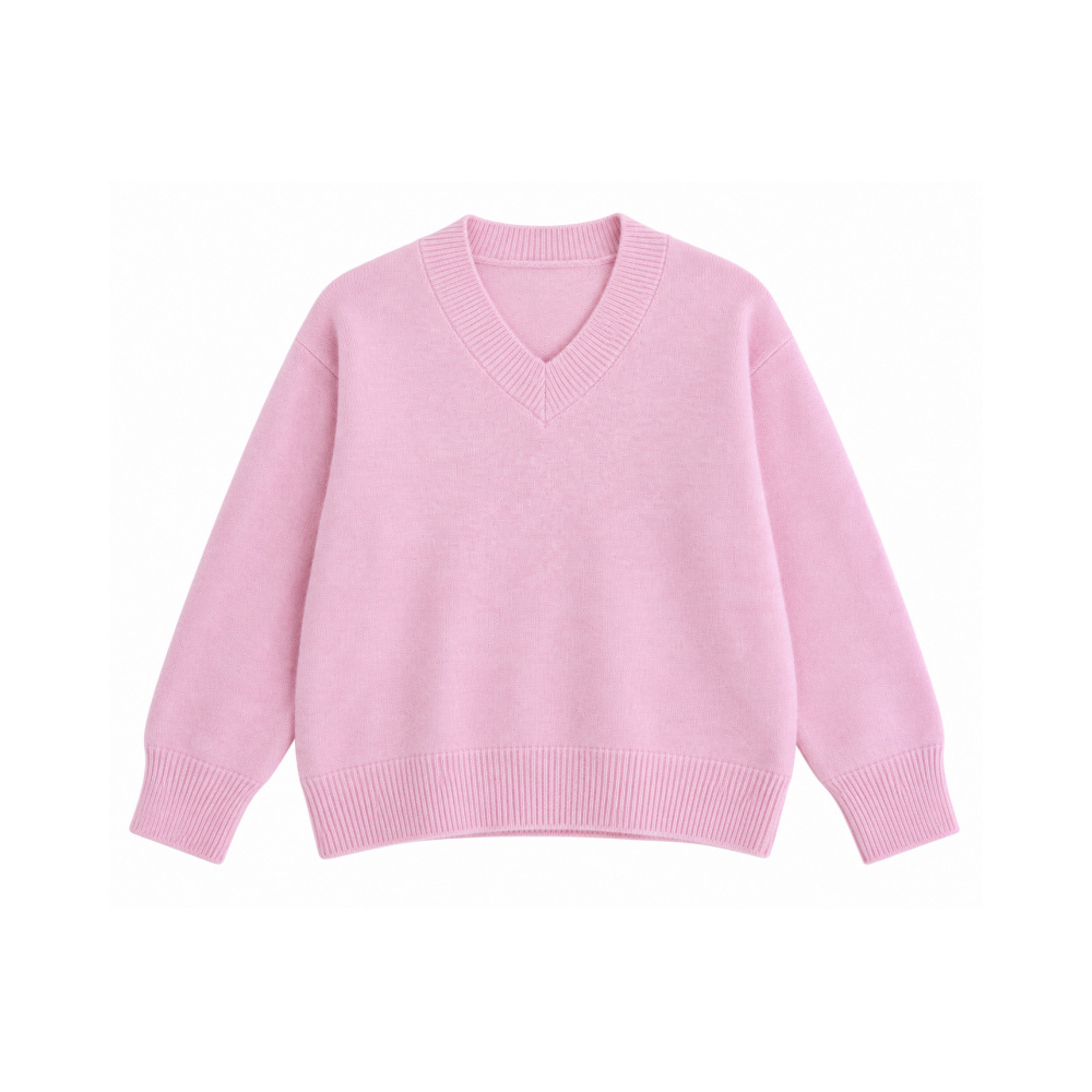 Oversized Wool V-Neck Sweater